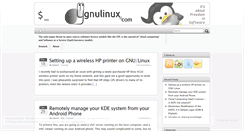 Desktop Screenshot of mygnulinux.com