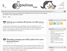 Tablet Screenshot of mygnulinux.com
